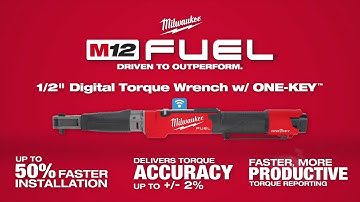 Milwaukee® M12 FUEL™ Digital Torque Wrench w/ ONE-KEY™