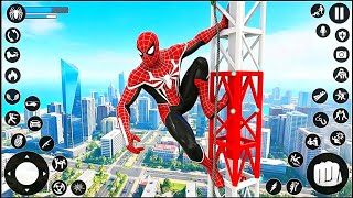 Red Black Spider Fighting Rope Hero Rescue Girl Part 2 - Android Gameplay screenshot 5
