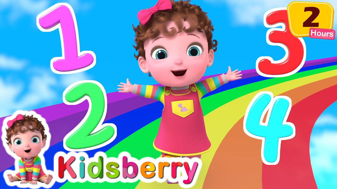 ⁣Numbers Song | Learn Counting + More Nursery Rhymes and ABC Song | Baby Songs - Kidsberry