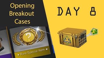 Opening Operation Breakout cases until I get a butterfly knife. Day 8