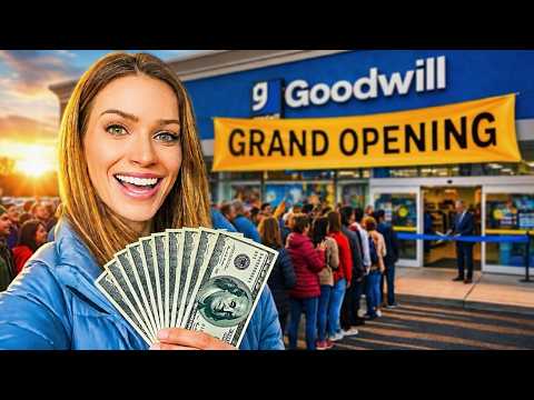 Thumbnail for I Emptied My Wallet at a Goodwill Grand Opening on the JACKPOT of Thrift Hauls!!