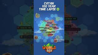 WorldBox Relaxing Timelapse - Catan 🌾 100 Year Simulation #worldbox   #worldboxtimelapse #catan