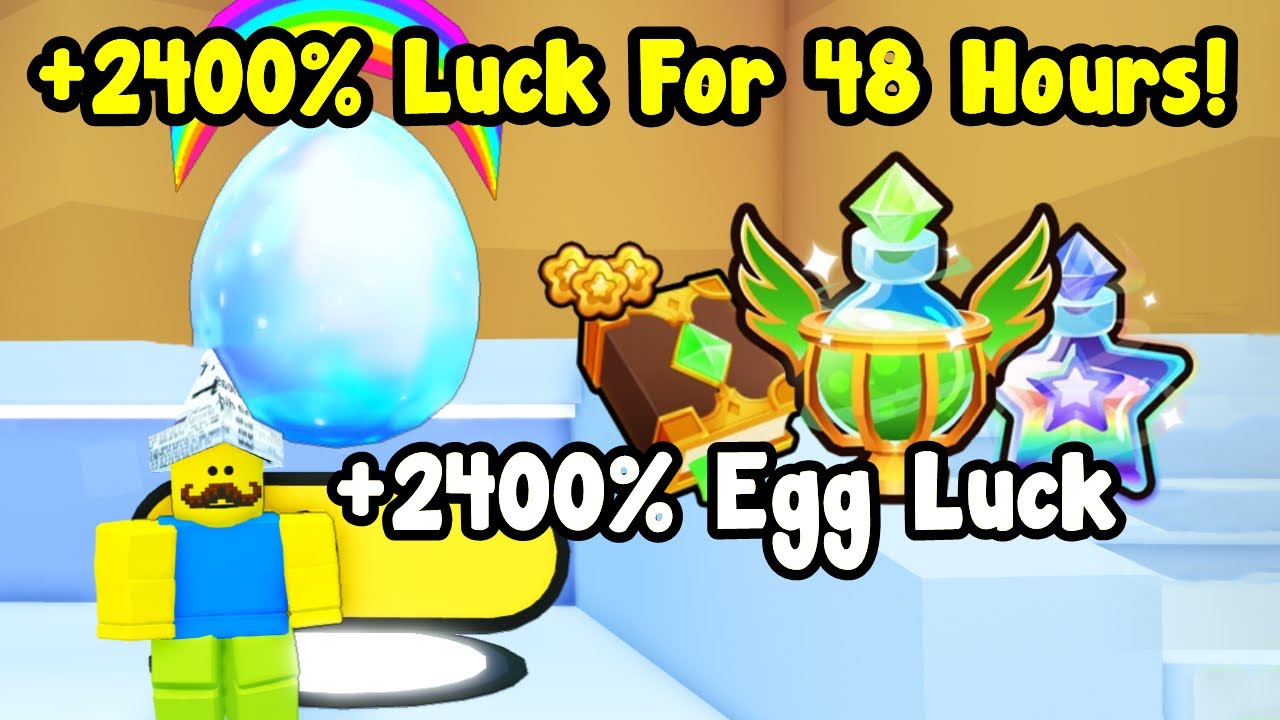I Opened New Egg With 2400% Luck For 48 Hours To Get These In Pet ...