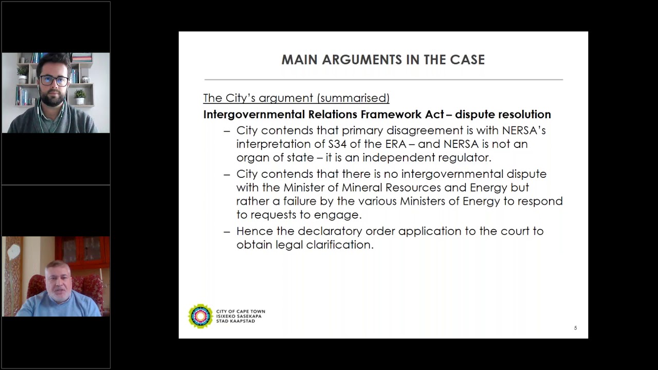 GreenCape | City of Cape Town Energy | IPP Court Case Update | May 2020
