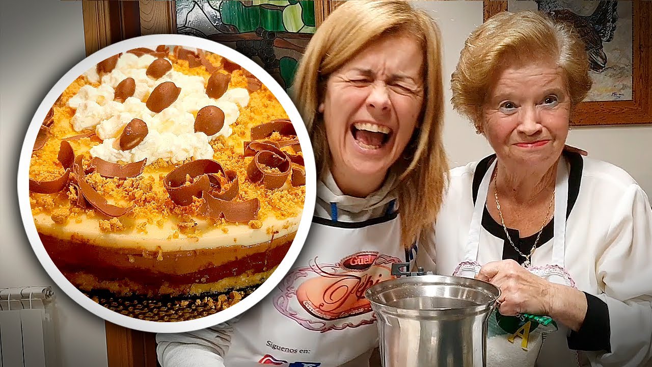 Tarta tres chocolates sin horno de la Güela Pepi