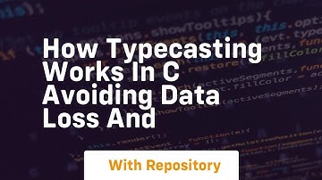 how typecasting works in c avoiding data loss and
