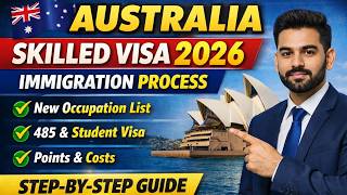Australia Skilled Visa 2026 Complete Guide | Subclass 189, 190, 491 | Immigration Process Explained