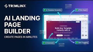 Trimlink Demo: Create Landing Pages with AI in Minutes | Template Builder Tutorial Trimlink Demo: Create Landing Pages with AI in Minutes | Template Builder Tutorial
