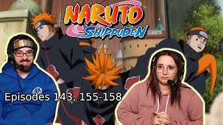 Naruto Part 45 PAIN ARRIVES (Shippuden ep 143, 155-158)   | Wifes first time Watching/Reacting