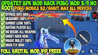 UPDATE CHEAT PUBG TERBARU GL/KR/VNG/TW/BGMI/ 32BIT DAN 64BIT NO KEY NOROOT DAN ROOT 3.9.0
