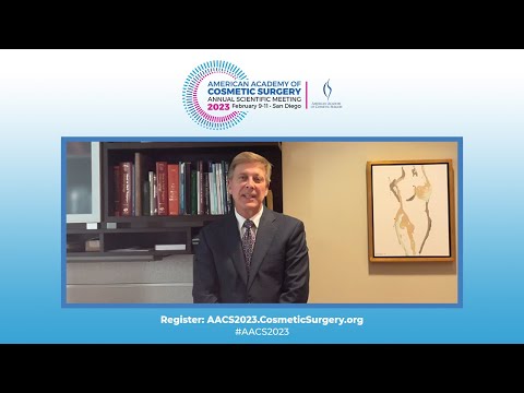 AACS President, J. Kevin Duplechain, MD, FAACS, provides a welcome to the Annual Scientific Meeting of the American Academy of Cosmetic Surgery #AACS2023.