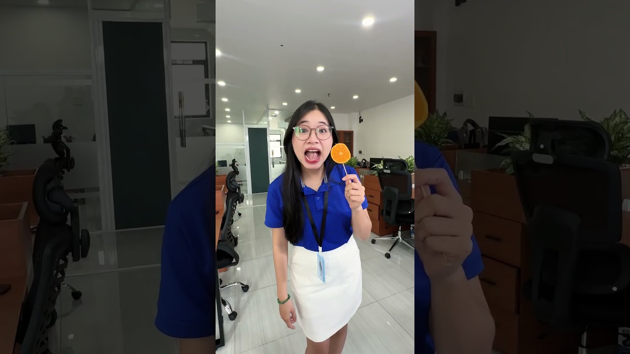 Intern Eat Orange Lemon Watermelon 💞|| Lemon song cover [ Internship 101] 