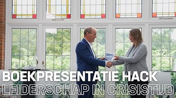 Boekpresentatie HACK - leiderschap in crisistijd
