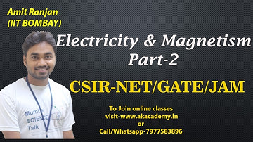 Electricity and Magnetism Part-2 || Csir-net, GATE, IIT JAM Physical Sciences