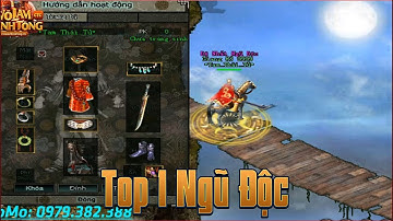 Review Acc Top 1 Môn Phái Ngũ Độc Top 3 Liên Đấu Đơn Đấu Sever Thái Sơn Võ Lâm Chính Tông - Võ Lâm 1