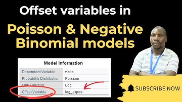 How to use offset variables in Poisson and Negative Binomial Regression: SPSS