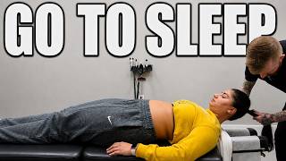 Fall asleep while a chiropractor relieves years of back pain