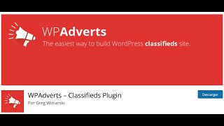 ✅ ANUNCIOS Y CLASIFICADOS CON WORDPRESS ➡️ WP ADVERTS screenshot 1