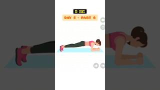 ONE MINUTE PLANK |GYM BODY WORKOUT DAY 5 PART 6 workoutathome workoutmotivation workoutmusic