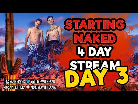 4 days living off donos, starting in our boxers | Sam Pepper Live Stream - 4 days living off donos, starting in our boxers | Sam Pepper Live Stream