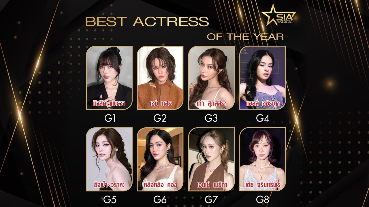 รางวัล BEST ACTRESS OF THE YEAR | SUPERSTAR IDOL AWARDS 2026