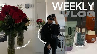 WEEKLY VLOG: EATING GOODD+RUNNING ERRANDS+ GRWM+NEW SKIN CARE &amp; MORE  | FATOUU SOW