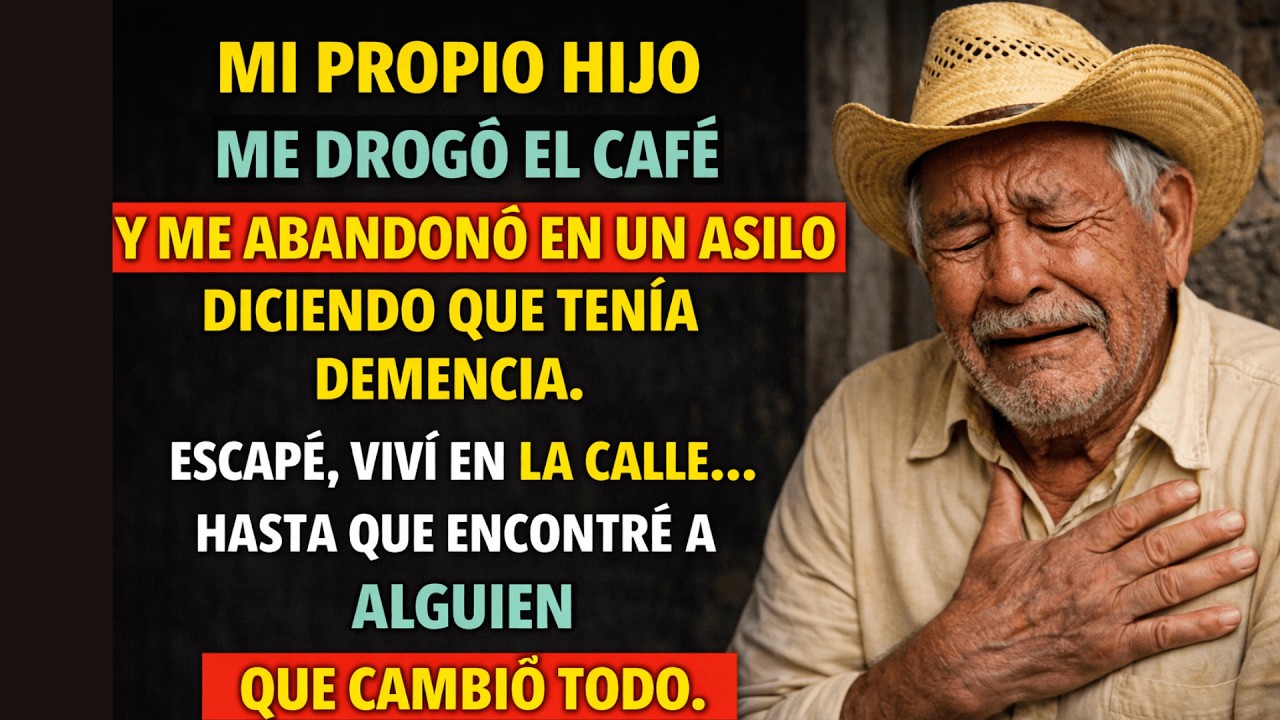 MI PROPIO HIJO ME DROGÓ Y ME ABANDONÓ EN UN ASILO  VIVÍ EN LA CALLE, PERO ENTONCES