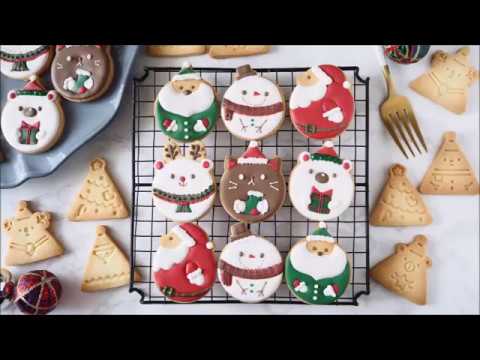 Christmas icingcookies♡4色で作るクリスマスのアイシングクッキー