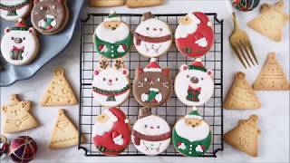 Christmas icingcookies♡4色で作るクリスマスのアイシングクッキー