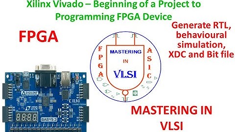 Xilinx Vivado – Beginning of a Project to Programming the FPGA Device