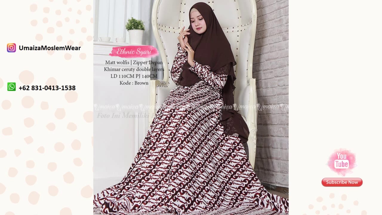 Model Baju Gamis Brokat Hitam Elegan Wa 62 831 0413 1538 Gamis