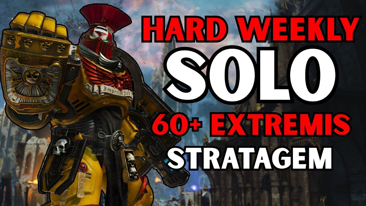 The Most BUSTED Bulwark Build to Solo Space Marine 2's HARDEST Weekly Stratagem