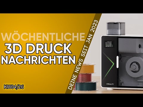 3D Druck News: Creality Filament Recycling, Elegoo Centauri Carbon 2 & Phrozen Arco