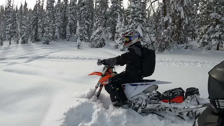 1-4-23 snowbike ride with Brett Ellingford and Woo...