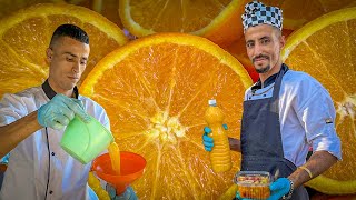 نظيف وصحي | مذهلة !! مشروب البرتقال  ، صنع عصير البرتقال. طعام الشارع المغربي screenshot 4