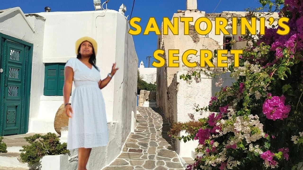 Tourists Completely Miss This Secret Village | Pyrgos, Santorini