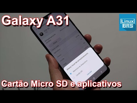 SAMSUNG GALAXY A31 - CART O MICRO SD E APLICATIVOS  DESATIVANDO  DESINSTALANDO e MOVENDO 