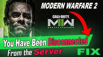 Modern Warfare 2 | You Have Been #Disconnected From the #Server Fix || by borntoplaygames