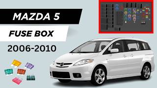 Mazda 5 (2006-2010) Fuse Box Diagram and Locations