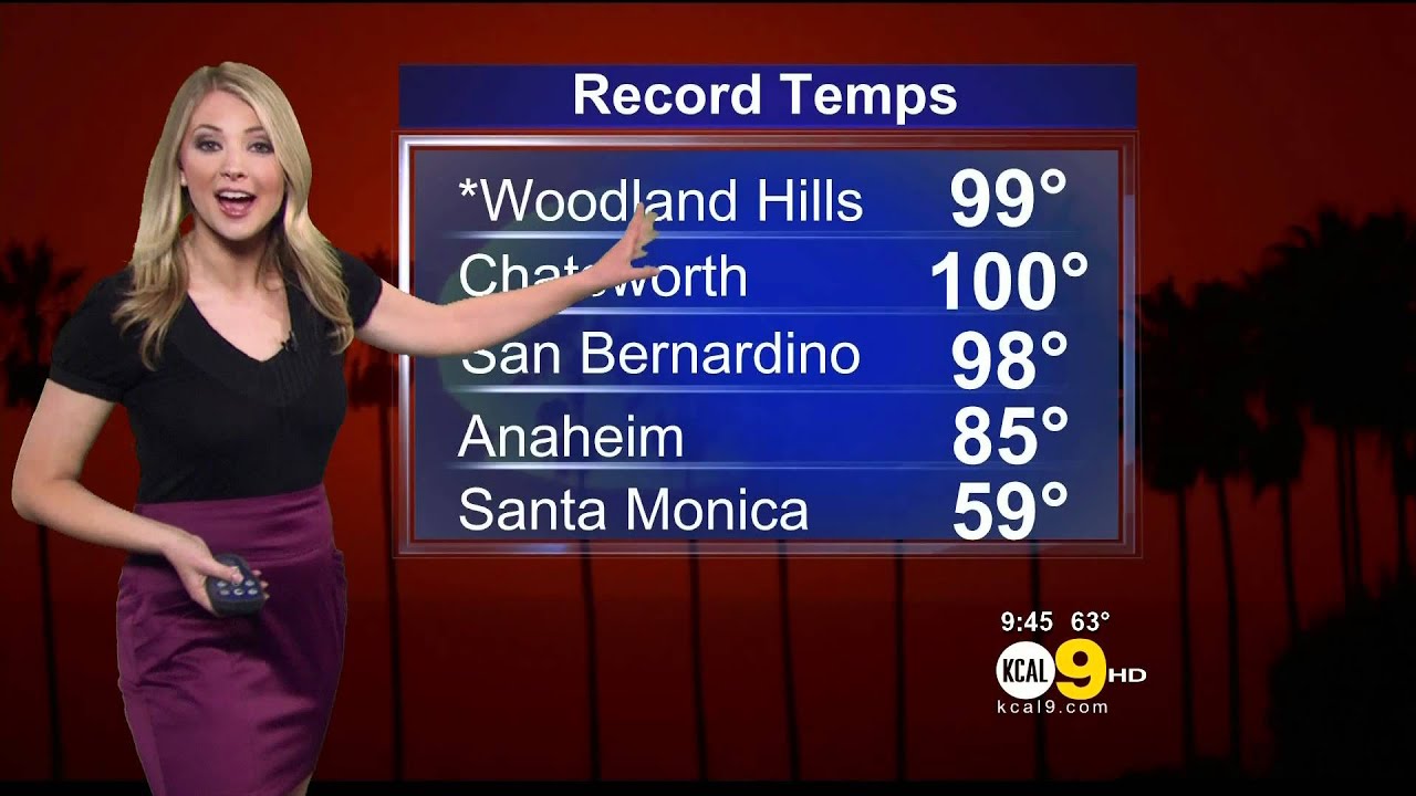 Evelyn Taft 2012/04/20 KCAL9 HD; Black top, pink skirt