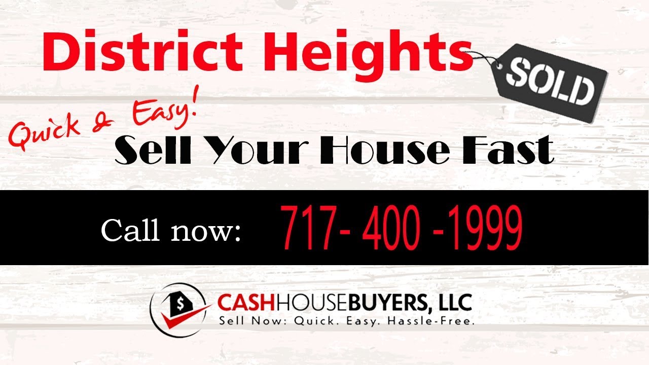 HOW IT WORKS We Buy Houses District Heights MD | CALL 7174001999 | Sell Your House Fast District