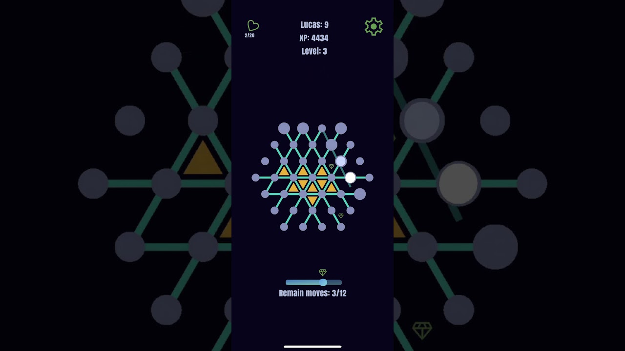 TriDom solo mode, Don’t leave any diamonds !