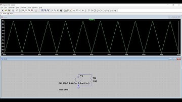 Generating Triangular and Sawtooth Waveform using Voltage source in LTspice