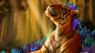 DRAW and PAINT - Tiger in the Forest #shorts