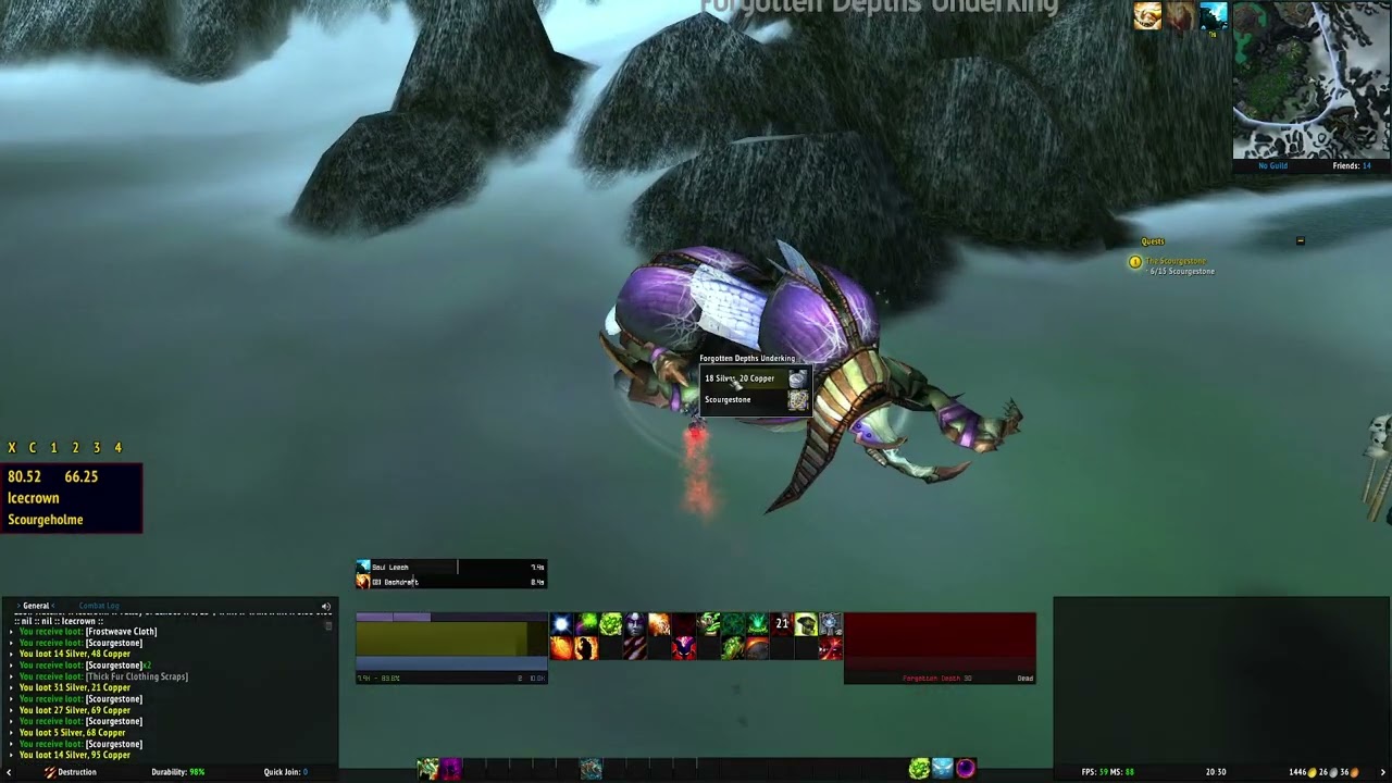 The Scourgestone WoW Quest