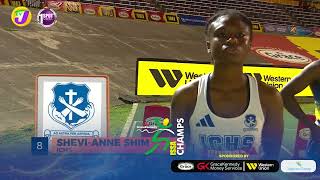 Shanoya Douglas 10.98 Girls 100M Cl 1 Finals Issagk Boys & Girls Champs 2026 Tvj Live