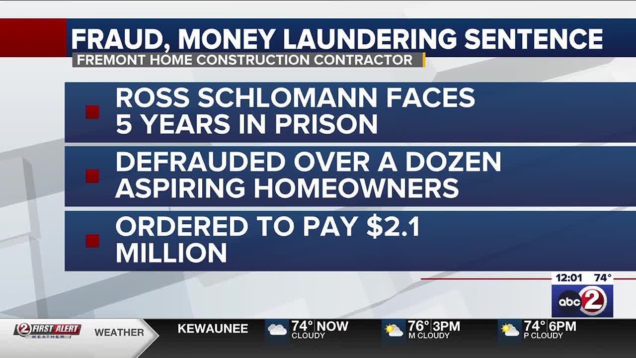 Fremont contractor sentenced for federal bank fraud, money laundering