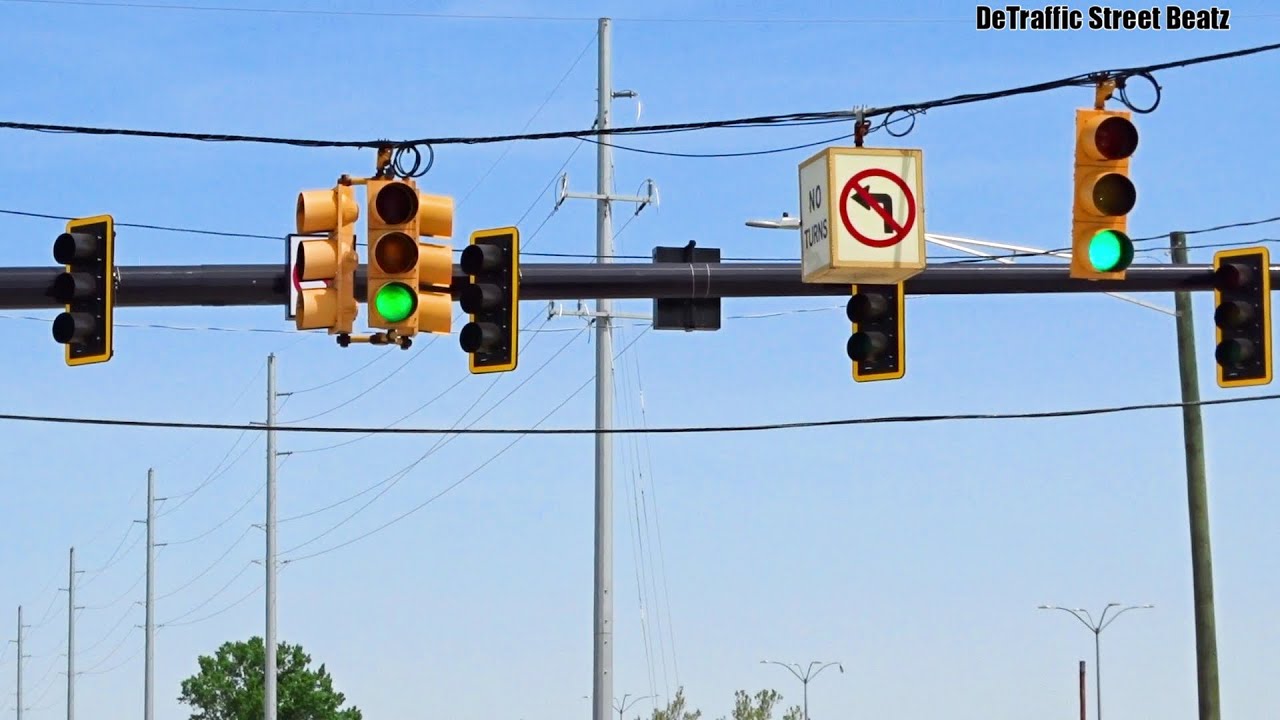 A Mixed Of Old New Black Traffic Lights Before Upgrade 17 Mile Rd a-mixed-of-old-new-black-traffic-lights-before-upgrade-17-mile-rd