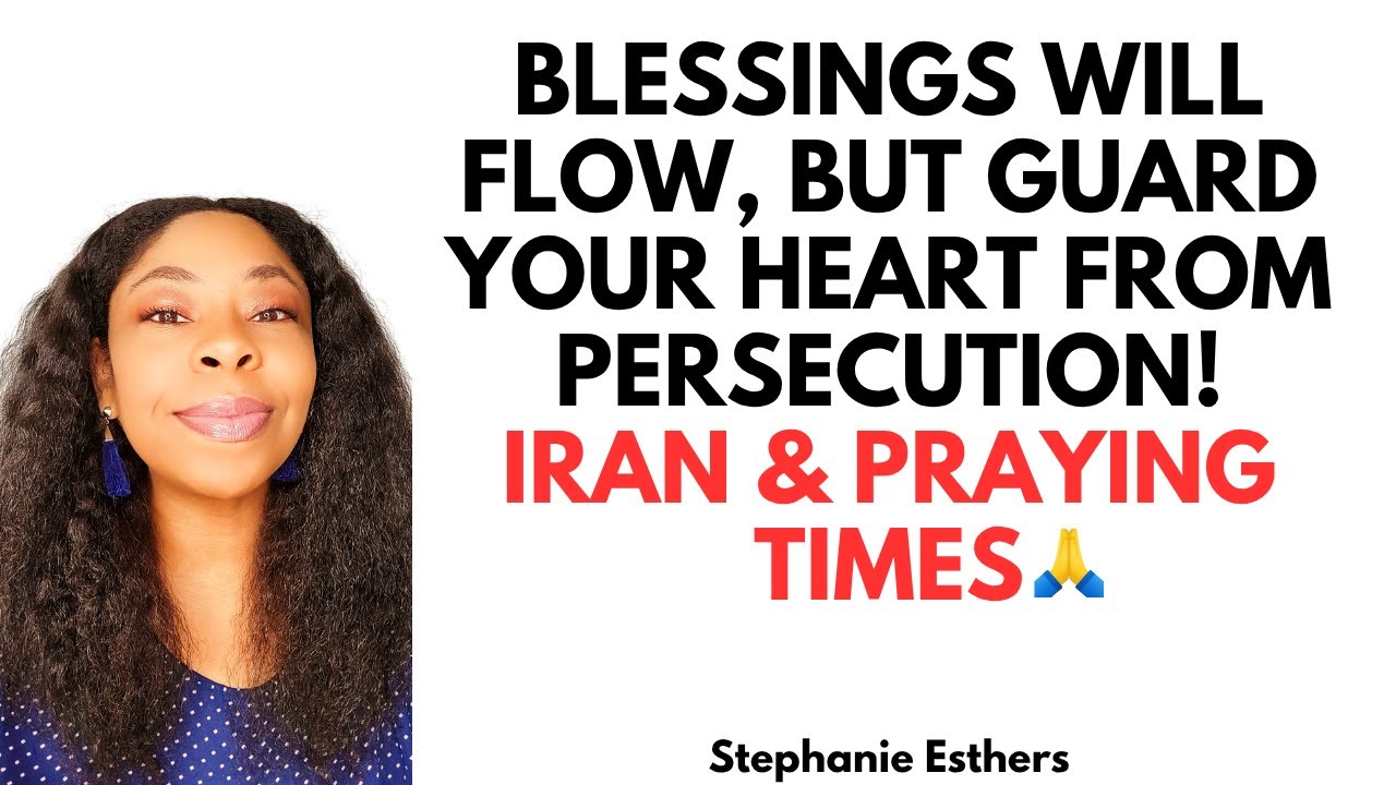 YOUR BLESSINGS WILL FLOW BUT GUARD YOUR HEART! Prophetic Word #goshen