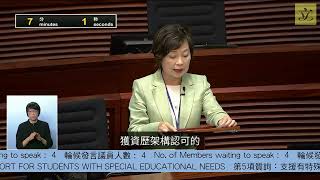 【郭玲麗︳口頭質詢︳支援有特殊教育需要學童】2025年7月16日